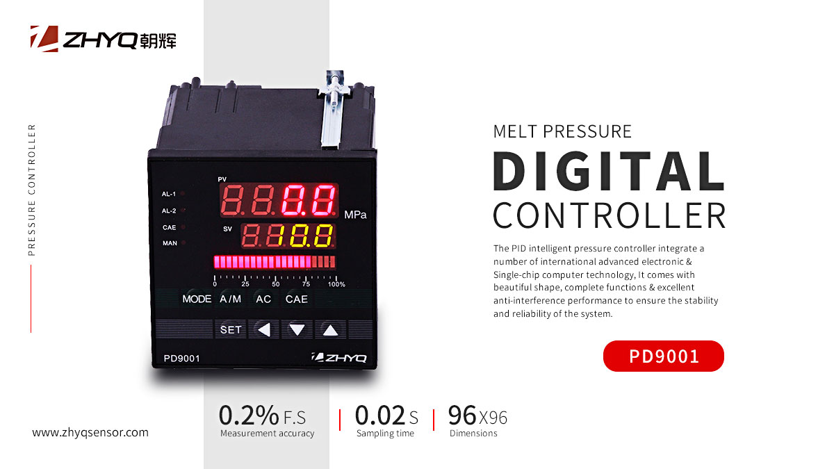 Digital melt pressure controller