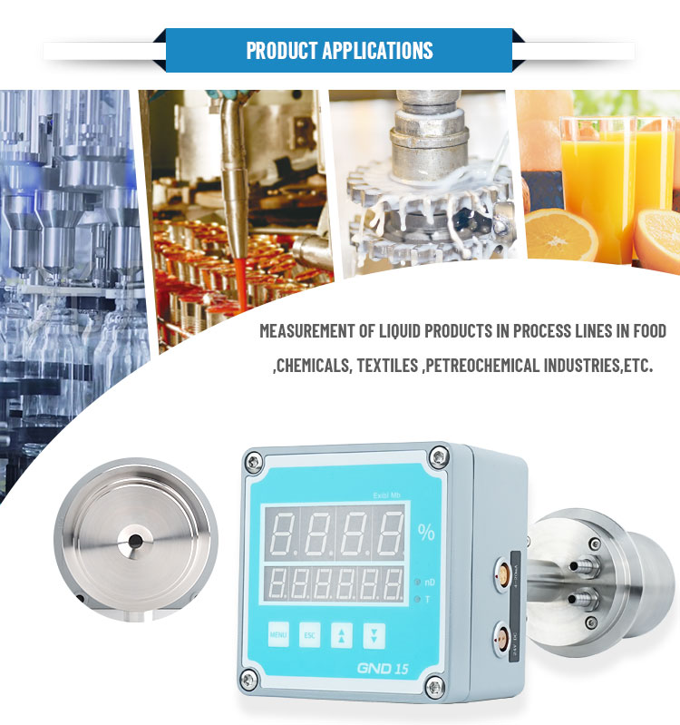 CZ-H In-line Refractometer Concentration meter | ZHYQ