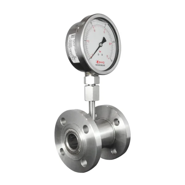 Cylinder Diaphragm Pressure Gauge with Flange Connection - Image 2